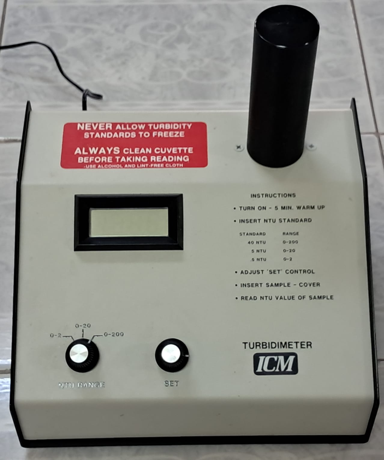 8.	Turbidity meter